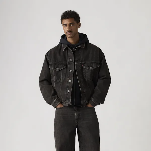 Svart Levi's® x Jordan Type III Trucker Jacket | Herr | Jackor Levi’s®