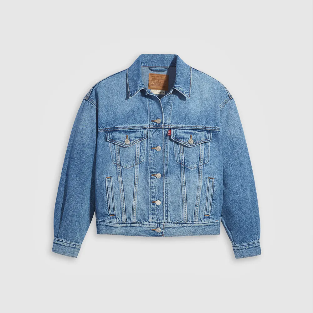Mørk blå 90s Trucker Jacket | Dame | Yttertøy - Denimjakker Levi's®